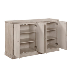 Lofton Light Gray Server - Ornate Home