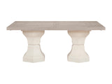Lofton Light Gray / White Dining Table - Ornate Home