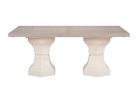 Lofton Light Gray / White Dining Table - Ornate Home