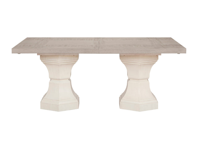 Lofton Light Gray / White Dining Table - Ornate Home