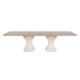 Lofton Light Gray / White Dining Table - Ornate Home