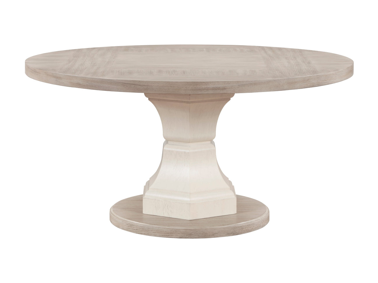 Lofton Light Gray / White Dining Table - Ornate Home