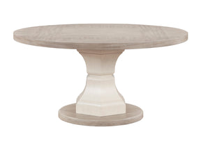 Lofton Light Gray / White Dining Table - Ornate Home