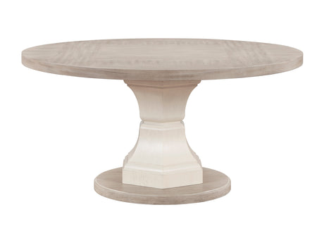 Lofton Light Gray / White Dining Table - Ornate Home
