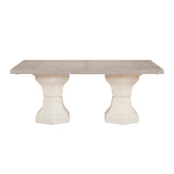 Lofton Light Gray/White/Ivory 5-Piece Dining Table Set - Ornate Home