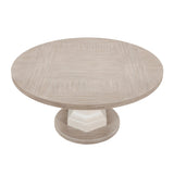 Lofton Light Gray/White/Ivory 5-Piece Round Dining Table Set - Ornate Home