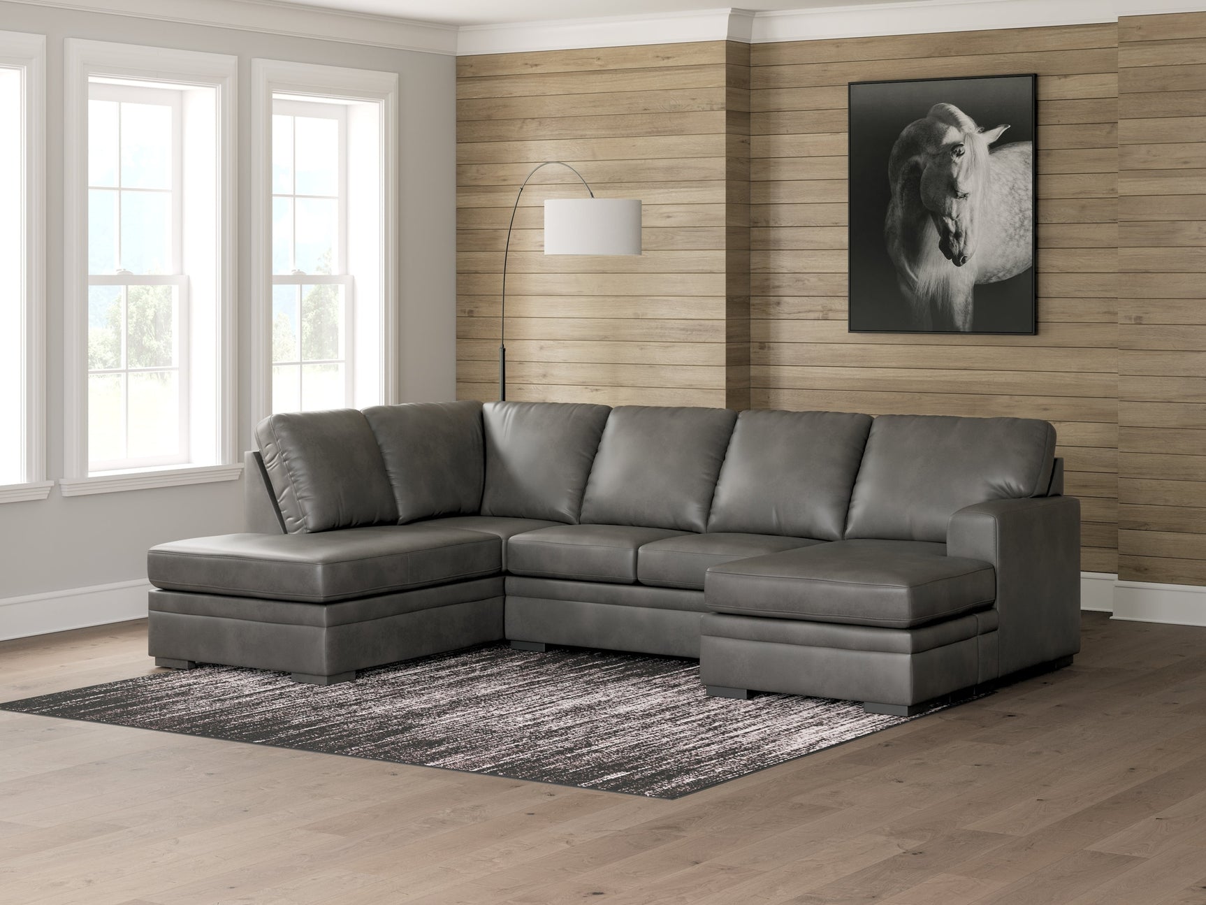 Lofton-Pike Shadow 2-Piece Sectional with Chaise - Ornate Home