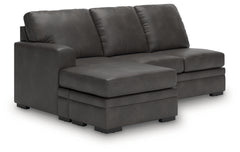 Lofton-Pike Shadow 2-Piece Sectional with Chaise - Ornate Home