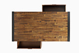 Loftworks Distressed Brown Cocktail Table w/Drawers - Ornate Home