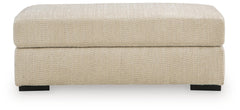 Lofwood Oatmeal Ottoman - Ornate Home