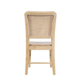 Logan Natural Dining Chair w/ Cane Insert (Set of 2) - Ornate Home