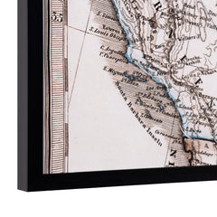 Logan'S Atlas Brown Canvas - Ornate Home