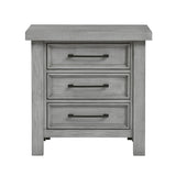 Logandale Antique Gray 5-Piece Queen Bedroom Set - Ornate Home