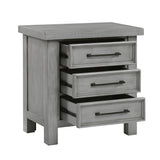 Logandale Antique Gray 5-Piece Queen Bedroom Set - Ornate Home