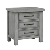 Logandale Antique Gray 5-Piece Queen Bedroom Set - Ornate Home