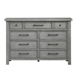 Logandale Antique Gray 5-Piece Queen Bedroom Set - Ornate Home