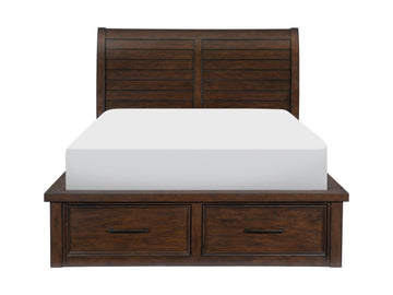 Logandale Brown California King Platform Bed - Ornate Home