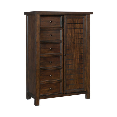 Logandale Brown Wardrobe - Ornate Home