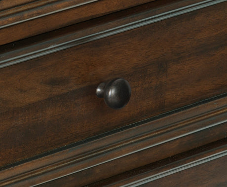 Logandale Brown Wardrobe - Ornate Home