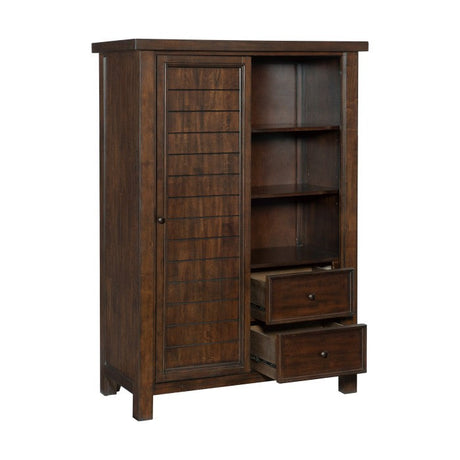 Logandale Brown Wardrobe - Ornate Home