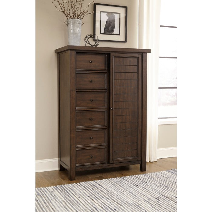 Logandale Brown Wardrobe - Ornate Home