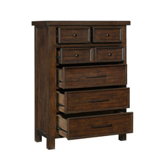 Logandale Espresso 5pc Bedroom Set - Ornate Home