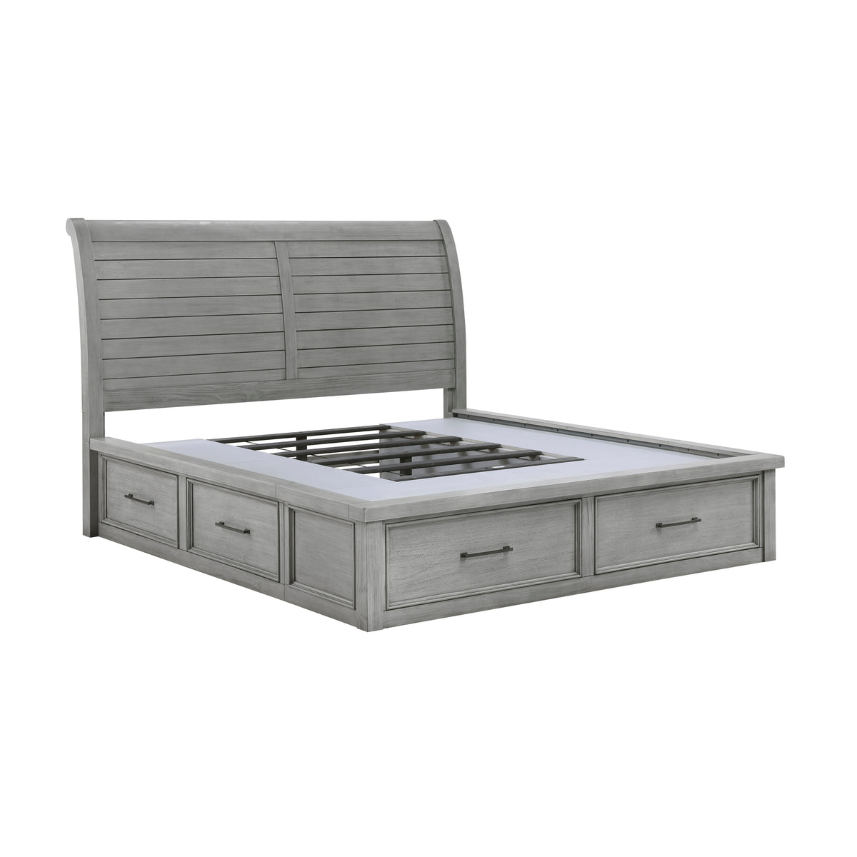 Logandale Gray 4pc Bedroom Set - Ornate Home