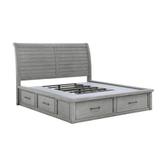 Logandale Gray 4pc Bedroom Set - Ornate Home