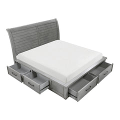 Logandale Gray 4pc Bedroom Set - Ornate Home