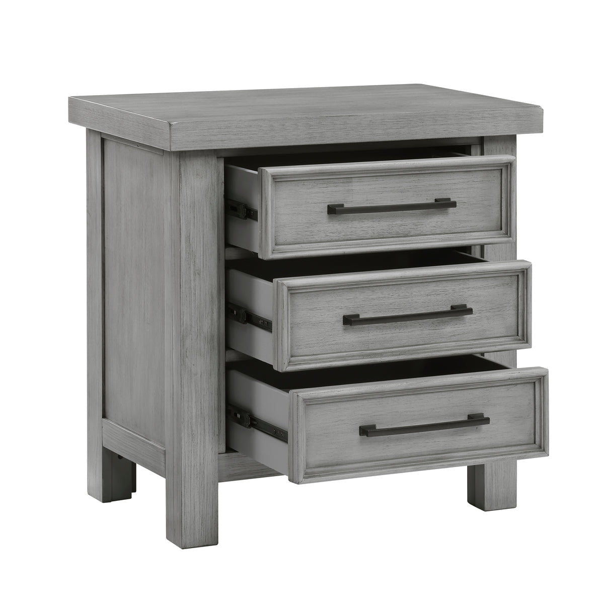Logandale Gray 4pc Bedroom Set - Ornate Home