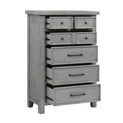 Logandale Gray 5pc Bedroom Set - Ornate Home