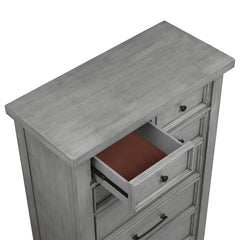 Logandale Gray 5pc Bedroom Set - Ornate Home