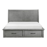 Logandale Gray 5pc Bedroom Set - Ornate Home