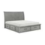 Logandale Gray 5pc Bedroom Set - Ornate Home