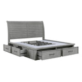 Logandale Gray 5pc Bedroom Set - Ornate Home