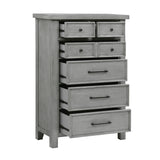 Logandale Gray 5pc Bedroom Set - Ornate Home