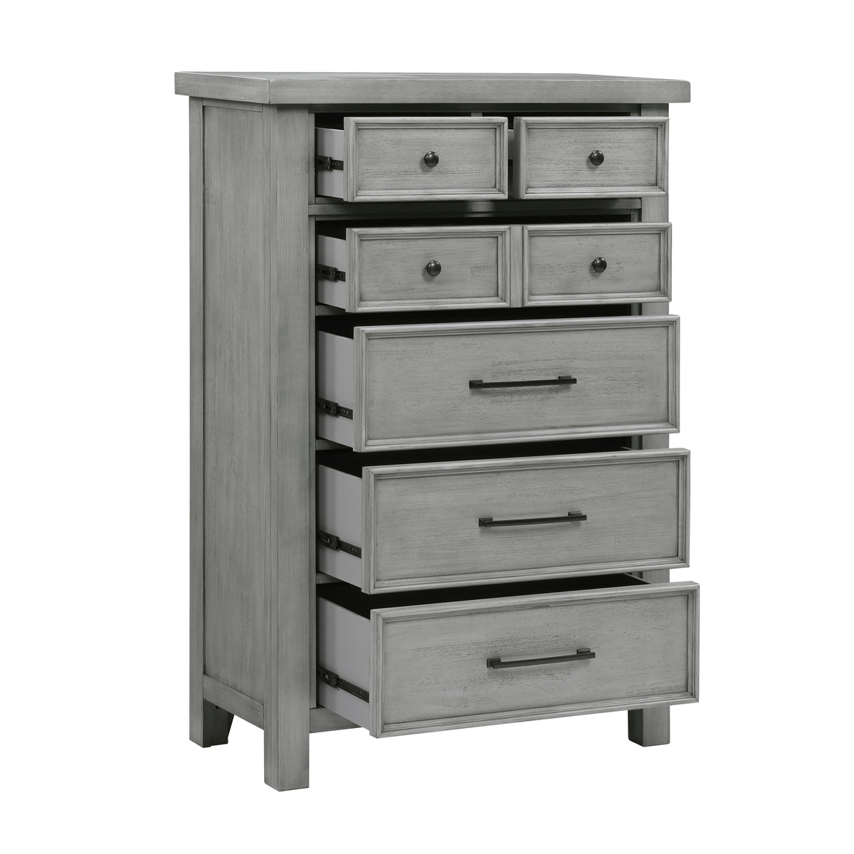 Logandale Gray 5pc Bedroom Set - Ornate Home