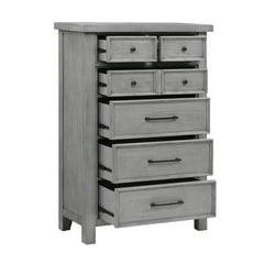 Logandale Gray 5pc Bedroom Set - Ornate Home