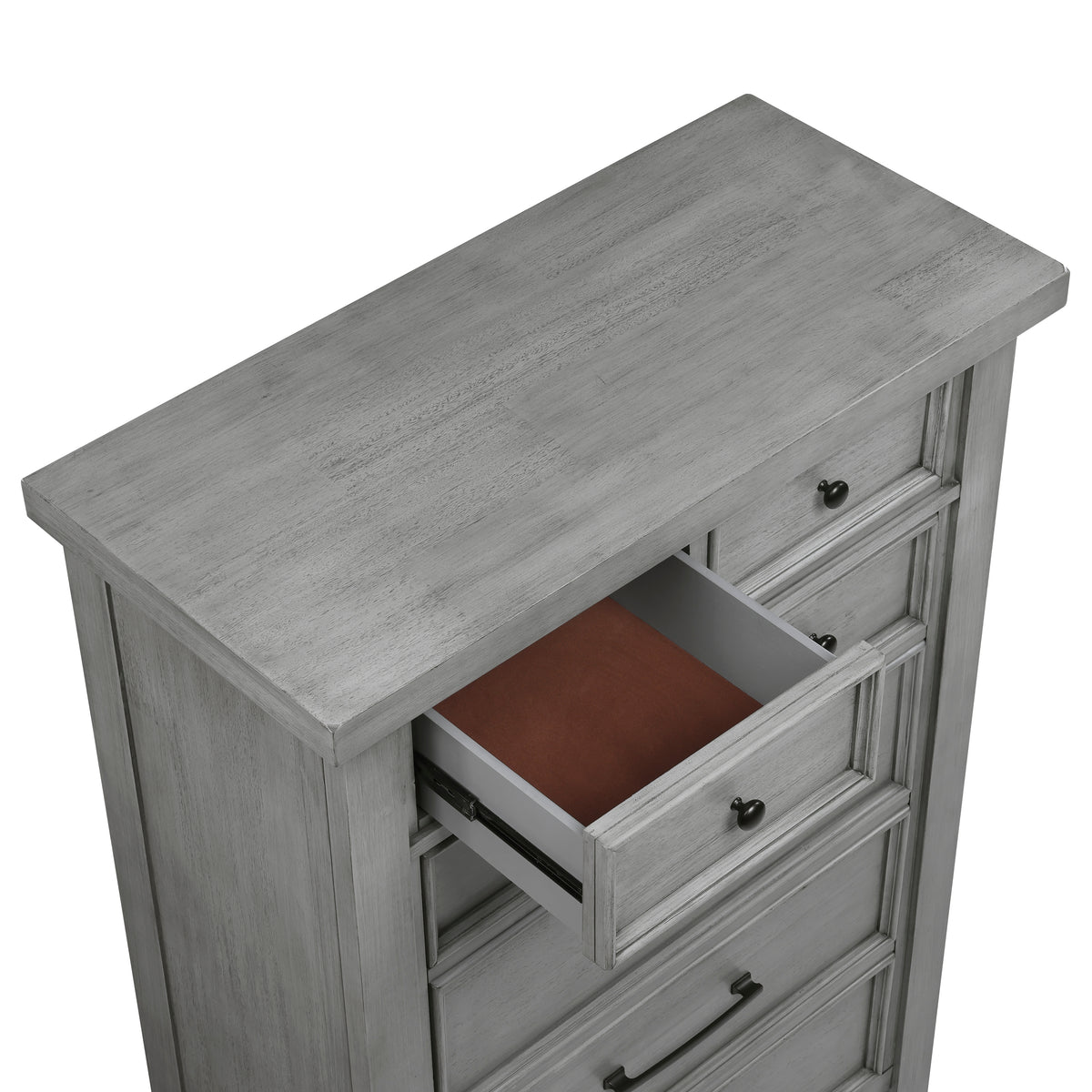 Logandale Gray 5pc Bedroom Set - Ornate Home