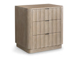 Loggia Aria Three Drawer Nightstand - Ornate Home
