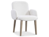 Loggia Aria/White/Cream Arm Chair (24" x 27.13" x 34") - Ornate Home