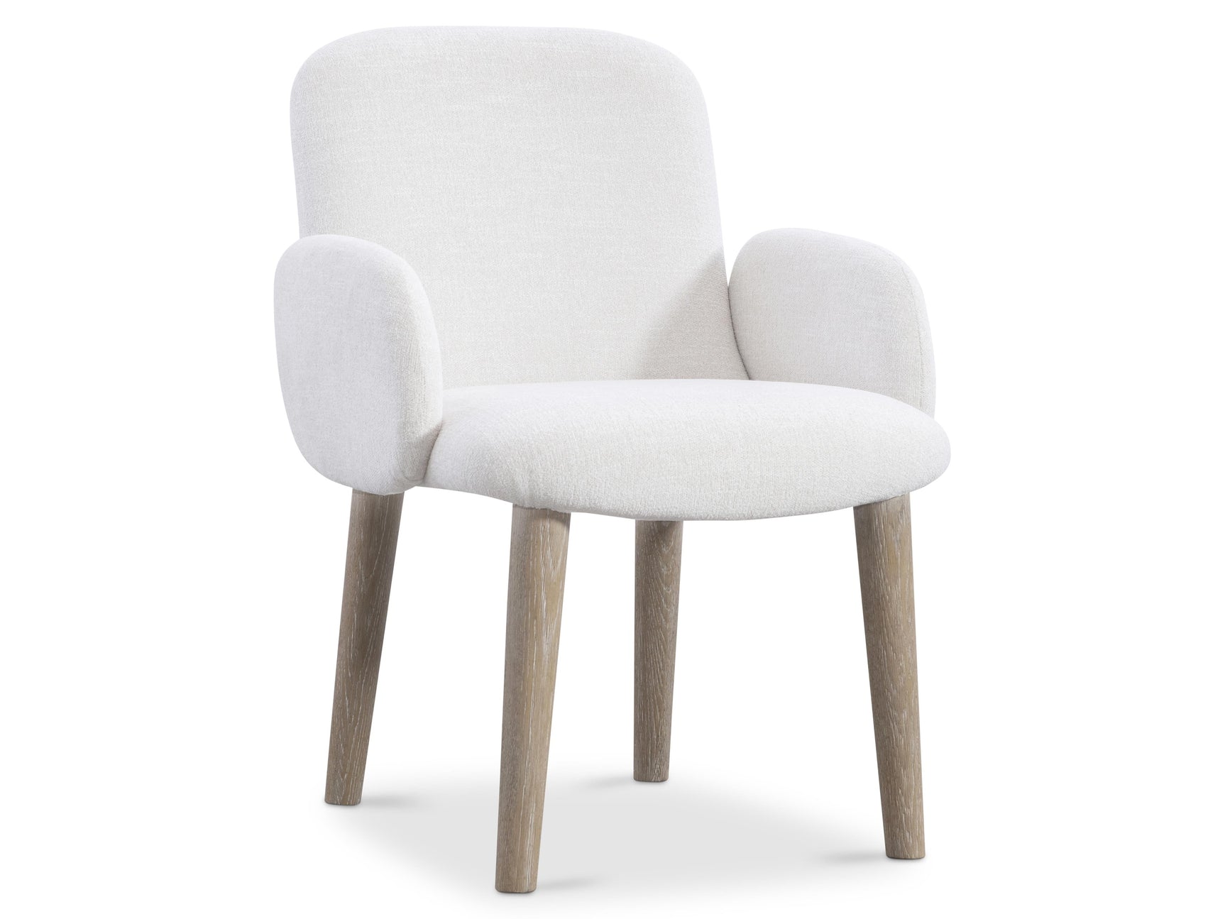 Loggia Aria/White/Cream Arm Chair (24" x 27.13" x 34") - Ornate Home