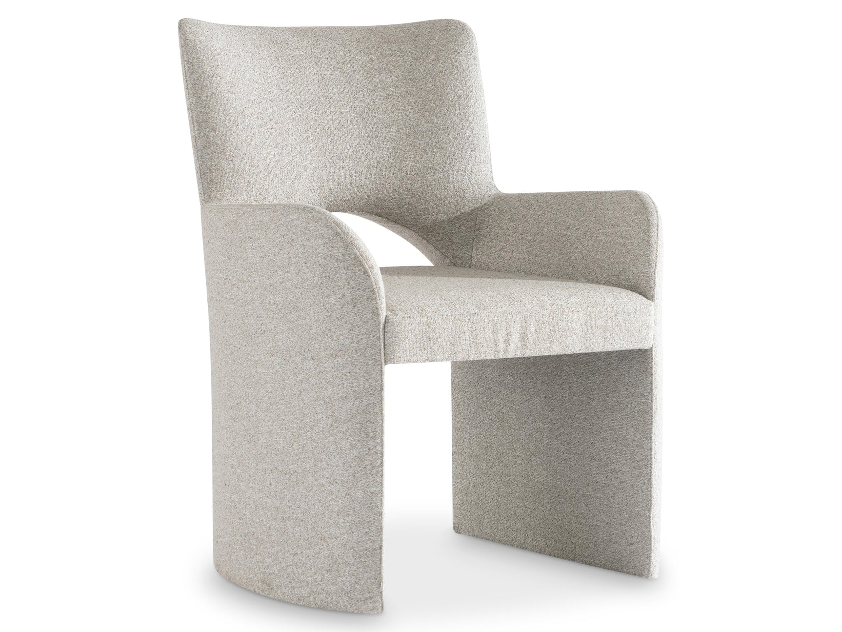 Loggia Aria/White/Cream Arm Chair (26.5" x 28.31" x 35.31) - Ornate Home