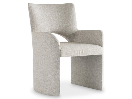 Loggia Aria/White/Cream Arm Chair (26.5" x 28.31" x 35.31) - Ornate Home