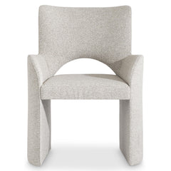 Loggia Aria/White/Cream Arm Chair - Ornate Home