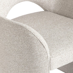 Loggia Aria/White/Cream Arm Chair - Ornate Home