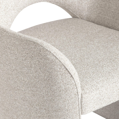 Loggia Aria/White/Cream Arm Chair - Ornate Home