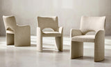 Loggia Aria/White/Cream Arm Chair - Ornate Home