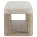 Loggia Aria/White/Cream Rectangular Bench - Ornate Home