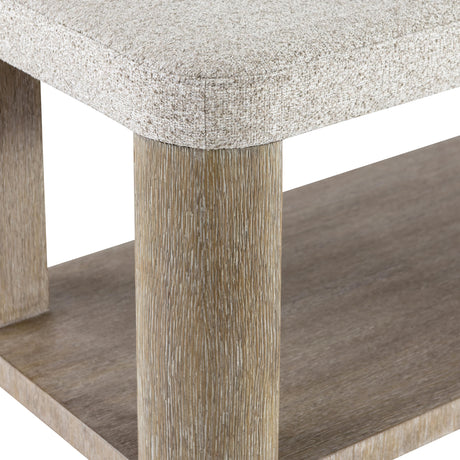 Loggia Aria/White/Cream Rectangular Bench - Ornate Home